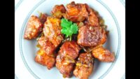 Steamed Prawns with Minced Garlic