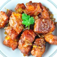 Steamed Prawns with Minced Garlic
